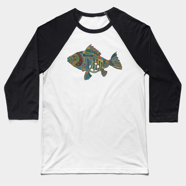 The ColorFish: Gears and Gills Baseball T-Shirt by cannibaljp